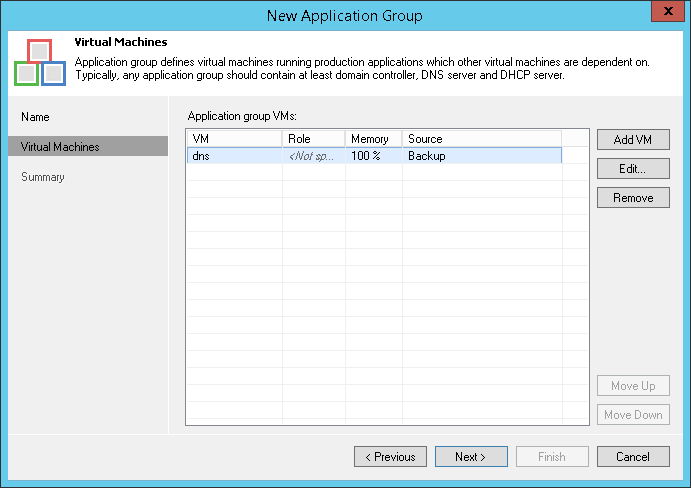 Step 3. Add VMs to Application Group