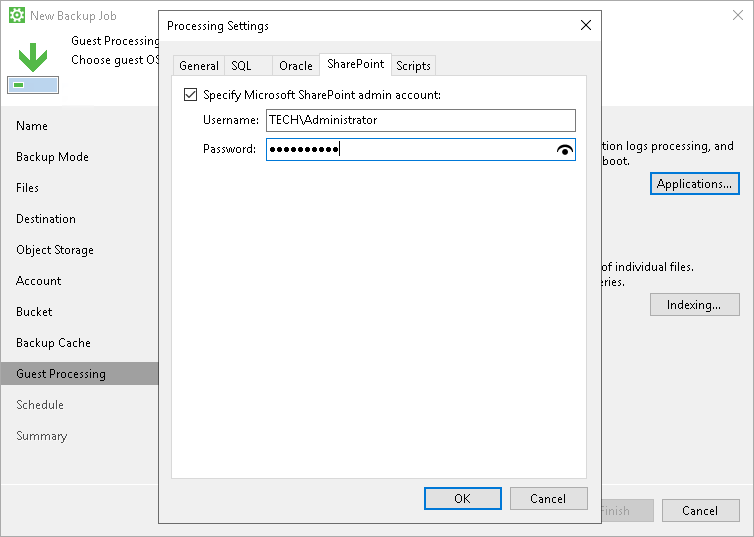 Microsoft SharePoint Account Settings