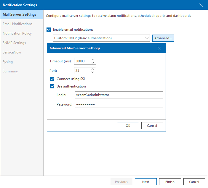 Step 1. Configure SMTP Server Settings