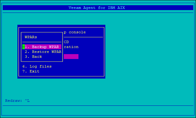 Step 3. Perform Zone Backup