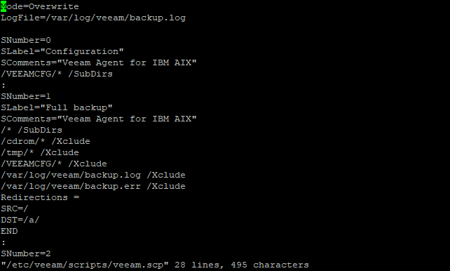 Editing Backup Script
