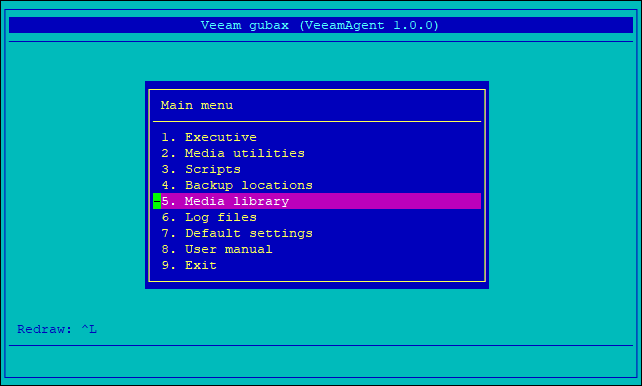 Restoring Files Using Media Library