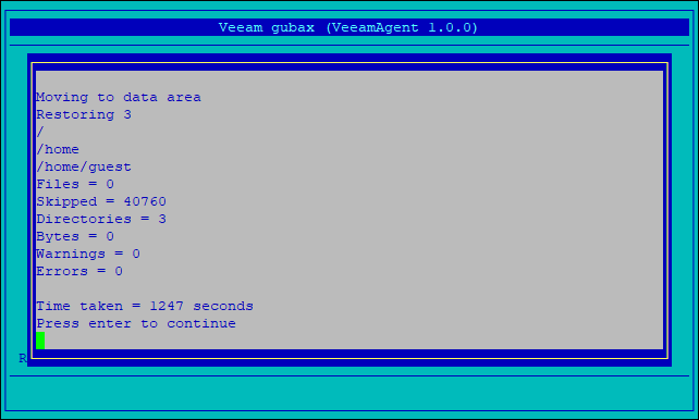 Restoring Files Using Media Library