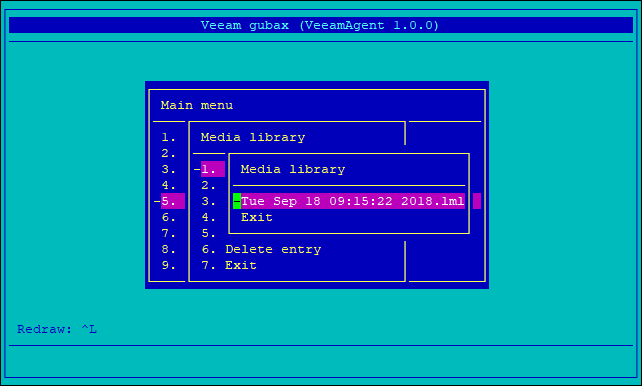 Restoring Files Using Media Library