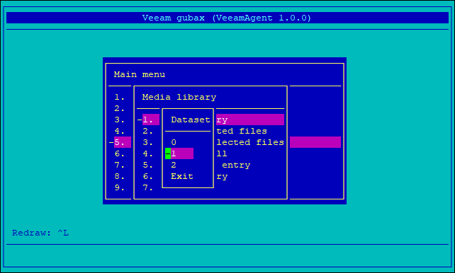 Restoring Files Using Media Library