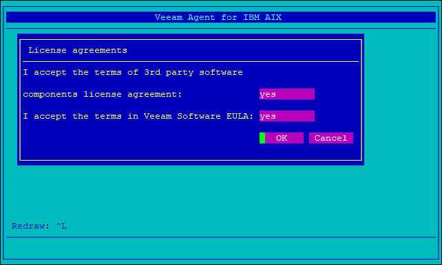 Accepting License Agreements and Installing License