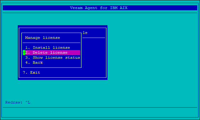 Removing License