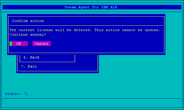 Removing License