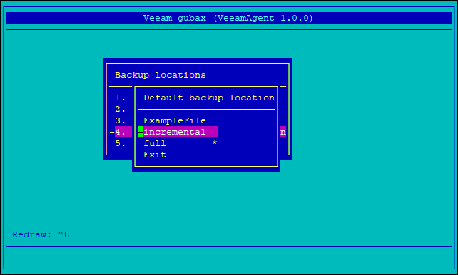 Step 3.2. Select Default Backup Location