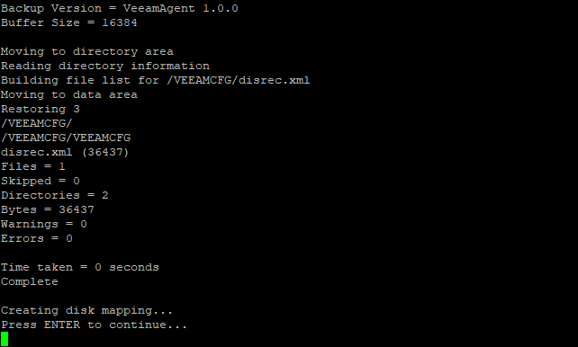Step 3.2. Restore Configuration from Backup