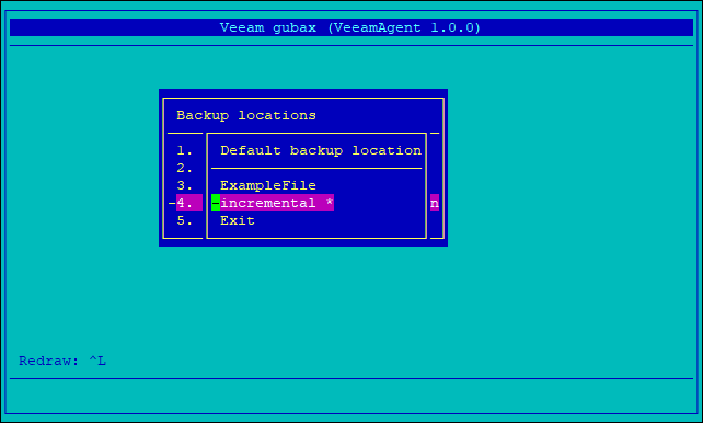 Step 2.2.a. Select Backup Location