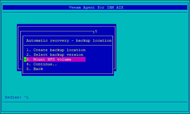 Step 2.1. Mount NFS Volume