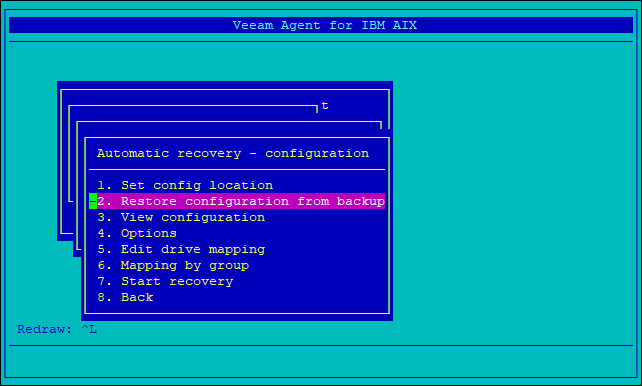 Step 3.2. Restore Configuration from Backup
