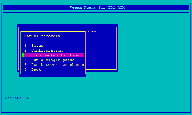 Scanning Backup Location
