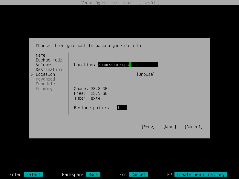 Step 7. Specify Local Storage Settings