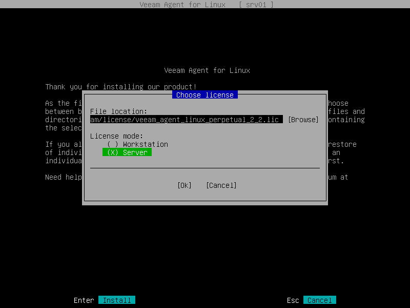 Installing License