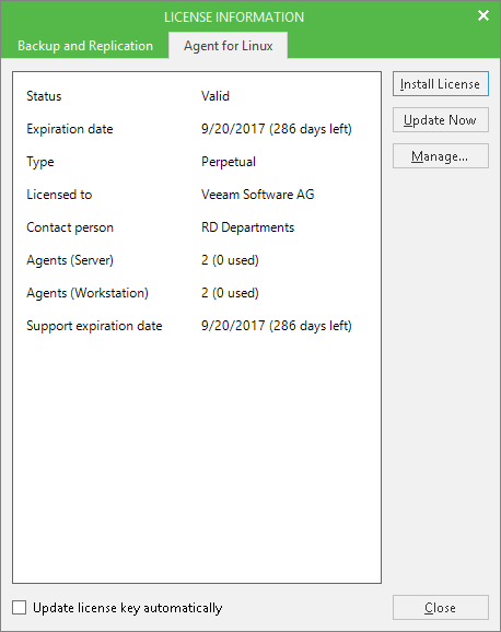 Installing License