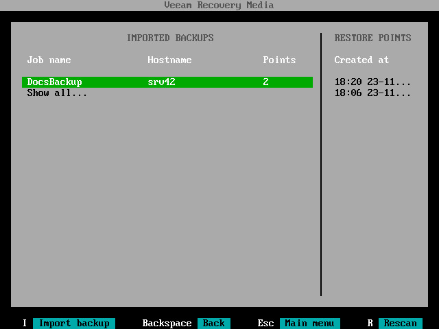 Step 7. Select Backup and Restore Point