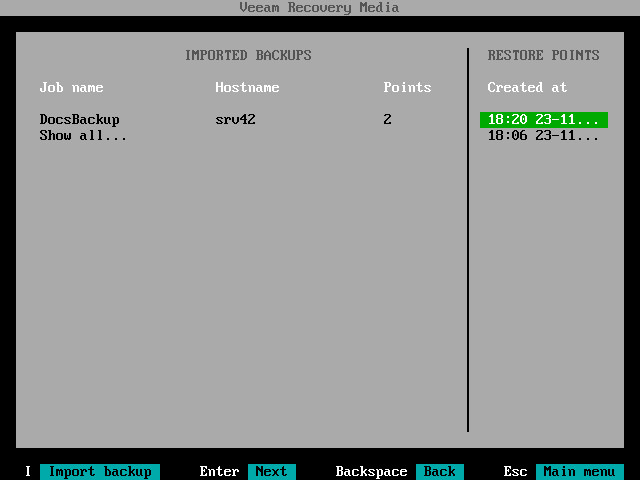 Step 7. Select Backup and Restore Point