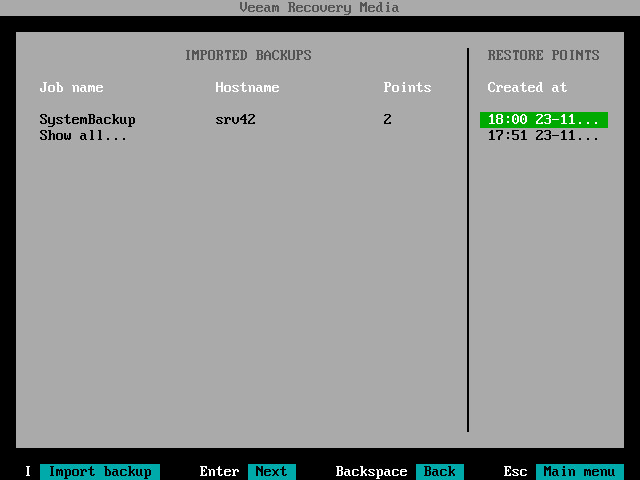 Step 7. Select Backup and Restore Point