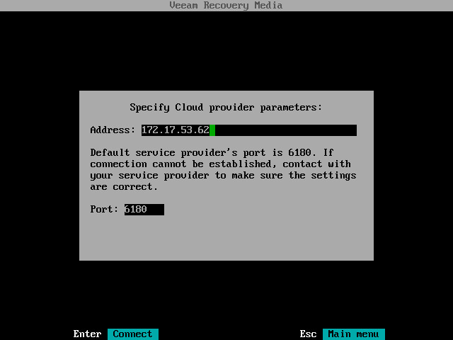 Specifying Service Provider Settings