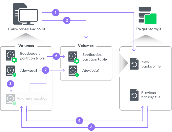 How Volume-Level Backup Works