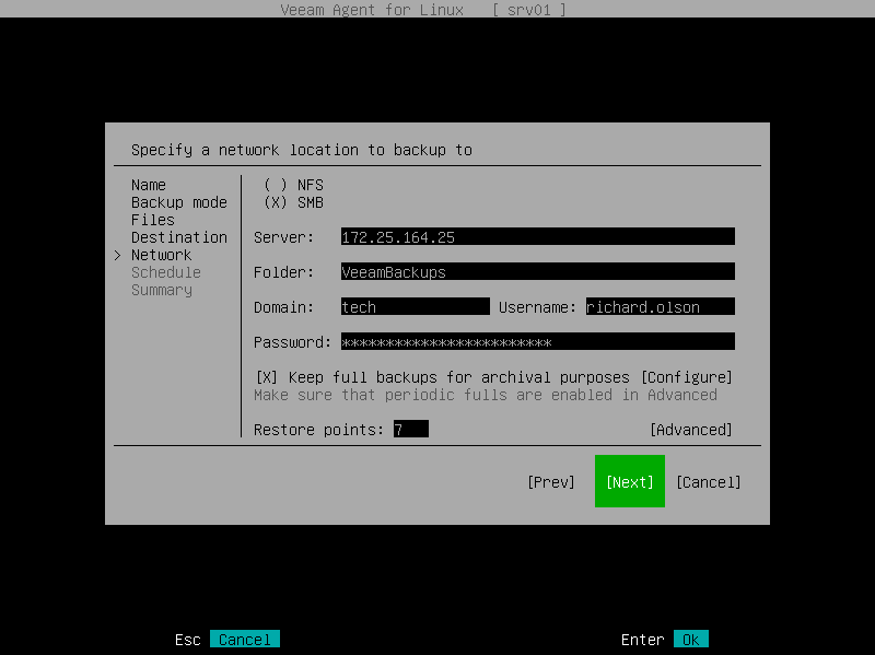 Shared Folder Settings