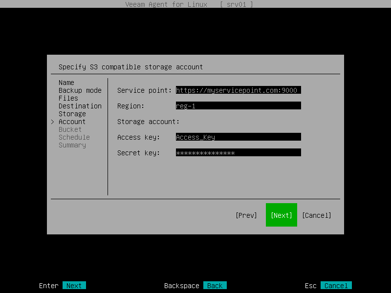 S3 Compatible Settings