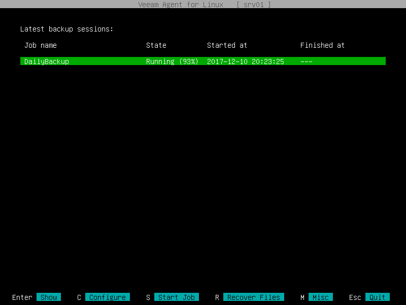 Viewing Job Session Progress