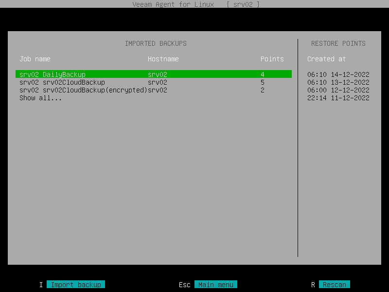 Step 2. Select Backup and Restore Point