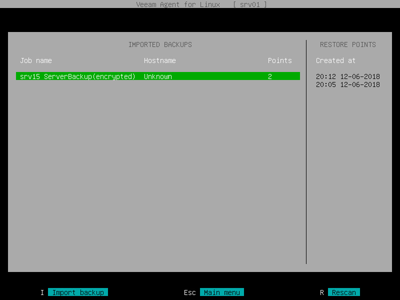 Restoring Data from Encrypted Backups