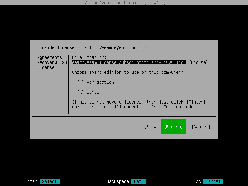 Step 3. Install Product License