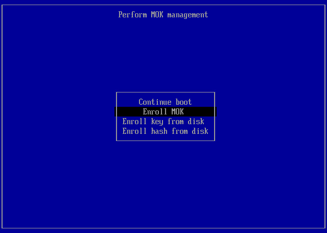 Configuring UEFI Secure Boot