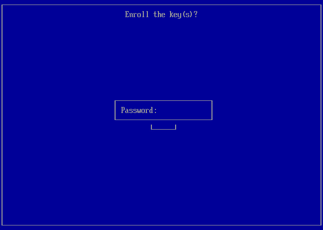 Configuring UEFI Secure Boot
