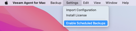 Suspending Scheduled Backups