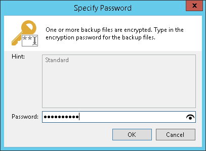Importing Veeam Agent Backups
