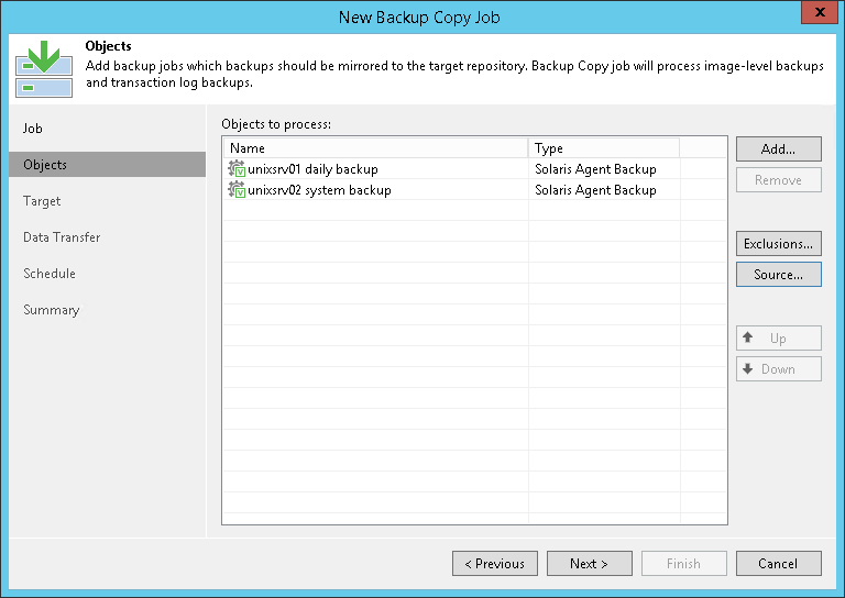 Performing Backup Copy for Veeam Agent Backups