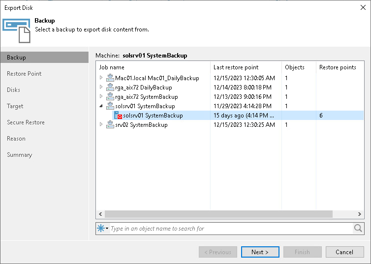 Step 2. Select Backup