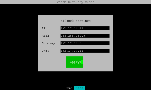 Step 1. Configure Network Settings