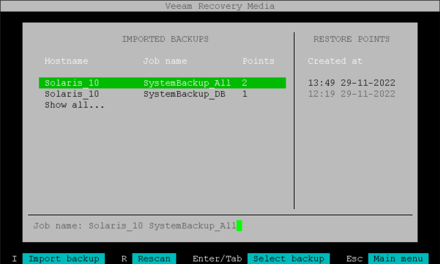 Step 5. Select Backup and Restore Point