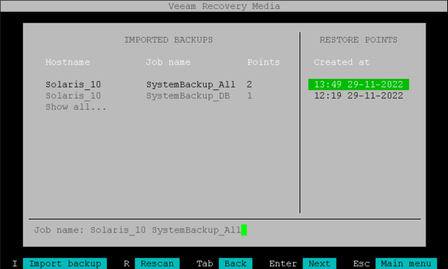 Step 5. Select Backup and Restore Point