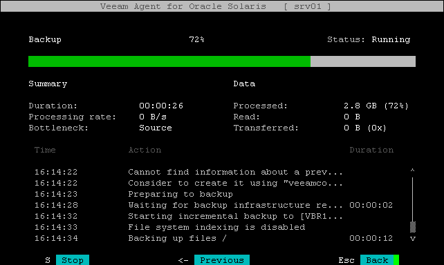 Viewing Real-Time Session Statistics and Log
