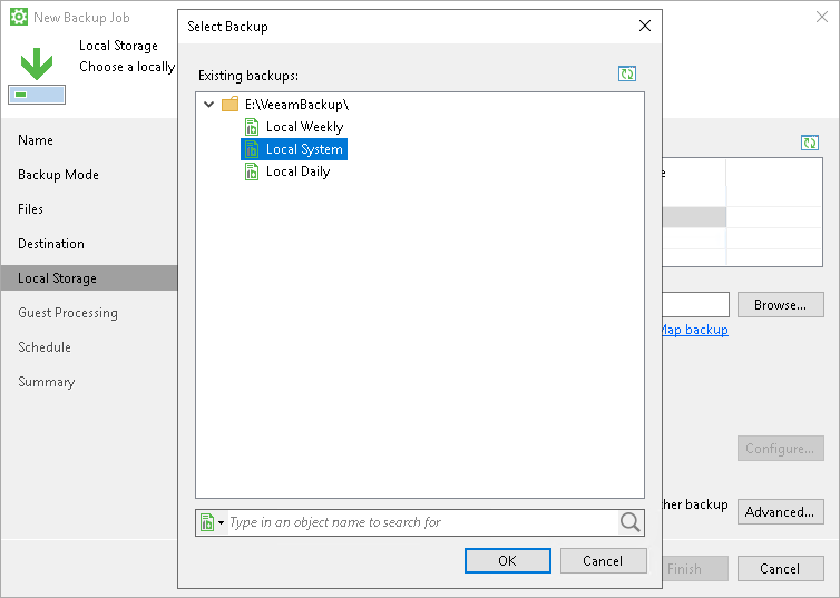 Local Storage Settings