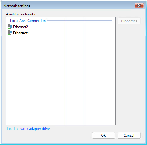 Select Network Adapter Step 2. Select Network Adapter or Wireless Network