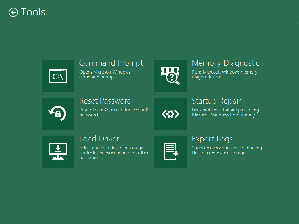Bare Metal Recovery Tools