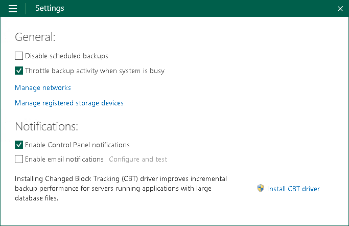 Enabling Email Notifications