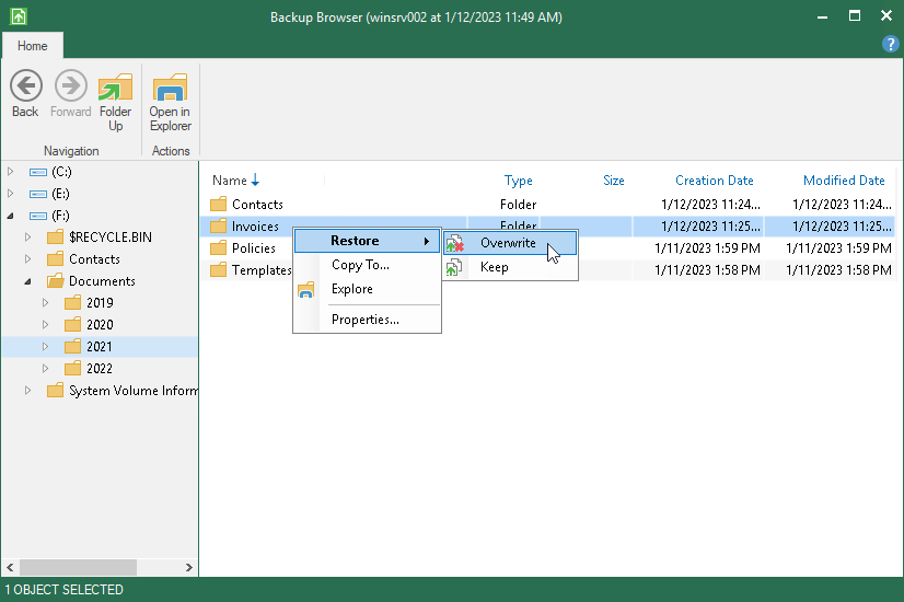 Save Files to Initial Location
