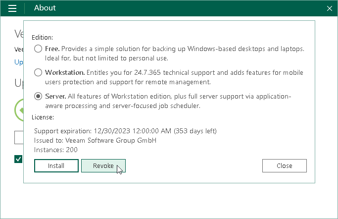 Revoke License Revoking License
