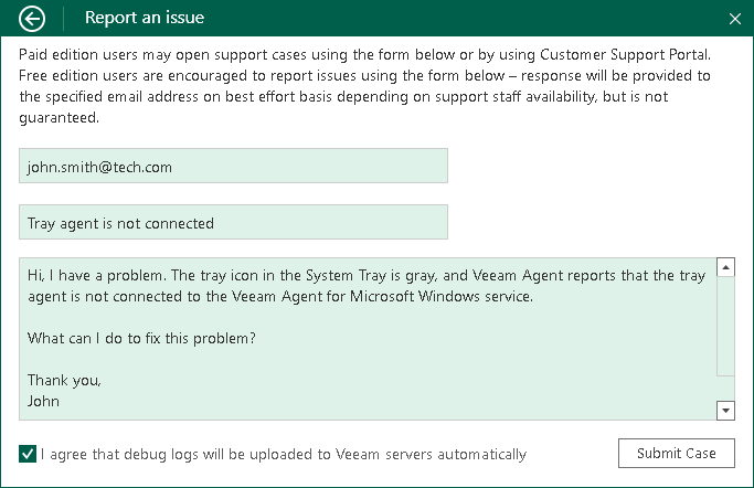 Report Issue Reporting Issues