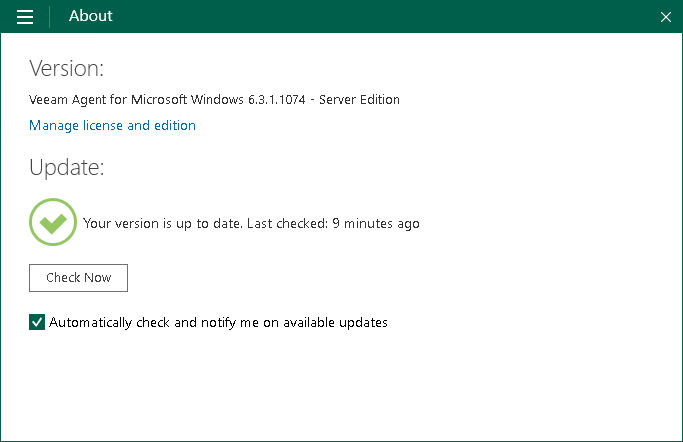 Check for New Product Versions and Updates Checking for New Product Versions and Updates